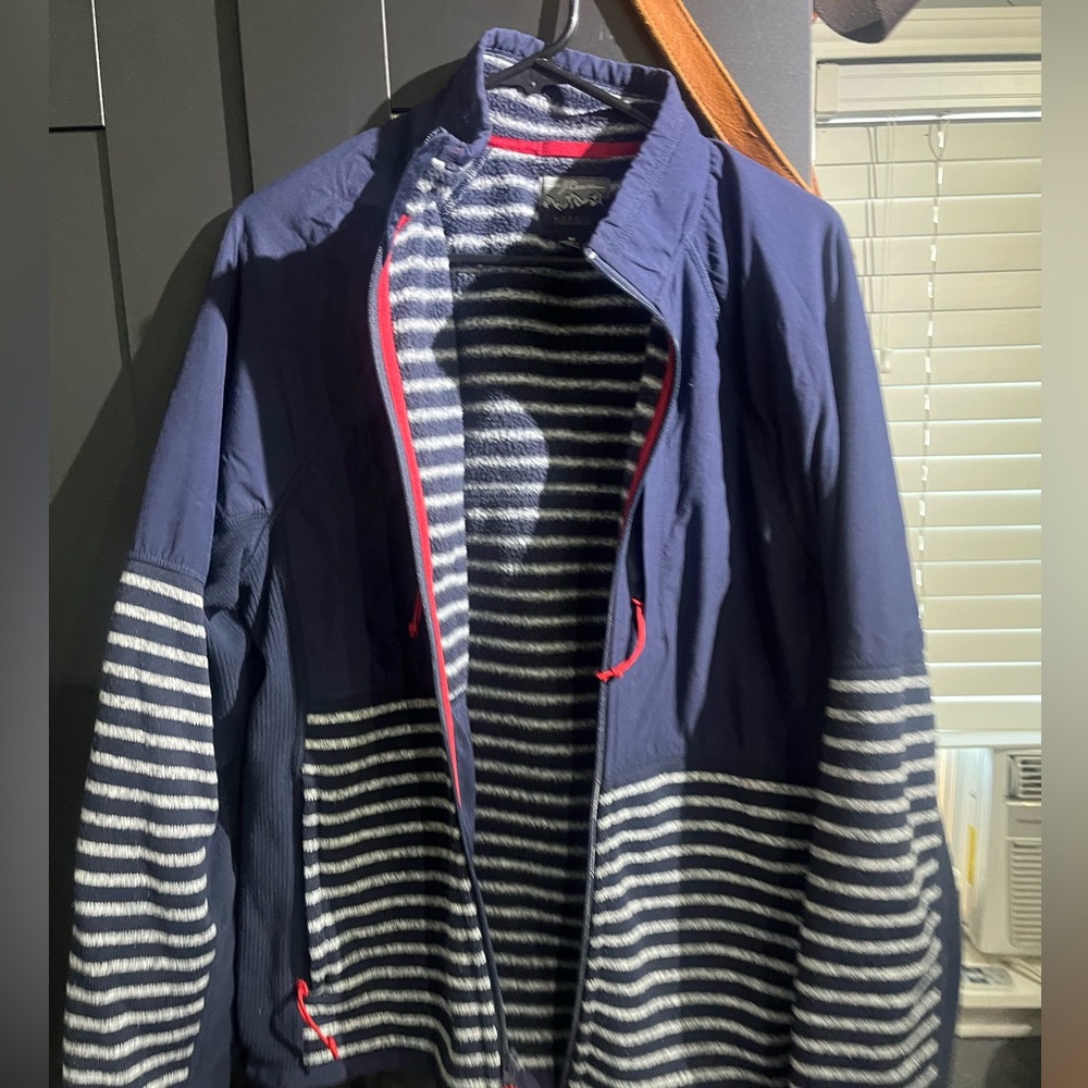 J Crew Nordic Sweater Fleece Full Zip Jacket Mens